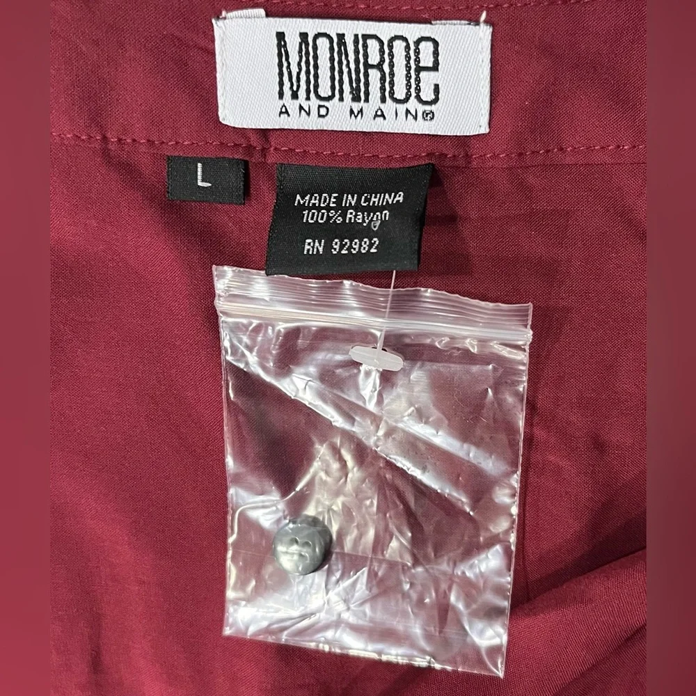 Monroe & Main Burgundy Tunic - Picture 4 of 8